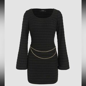 NWT Cider Black Mini Dress